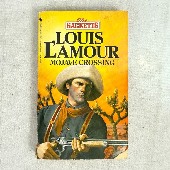 Louis LAmour Mojave Crossing The Sacketts 1964 Paperback Adventure Historical - Picture 1 of 3